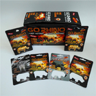 Go Rhino Men Enhancement Pill Blister Card Packaging Dengan Rhino Figure Blister Bottle