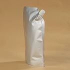 Foil kemasan kantong cerat perak polos berdiri paket minuman minuman bir cair Sanitizer
