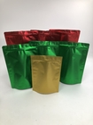 Custom Moisture-proof Stand Up Pouches Coffee Bag Dengan Aluminium Foil Bags Untuk Cookies Pouch Candy nut Coffee Bean Bags