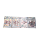 Clear Front CYMK Laminated Holographic Ziplock Pouch