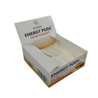 Pabrik Pemasok Kotak Kemasan Label Pribadi Kotak Display Whey Protein Bar Energy Bar Kotak Kertas Kemasan Makanan Ringan