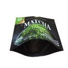 Tas ZipLock Cetak Kustom Aluminium Foil Stand Up Pouch Matcha Green Tea Powder Packing Bags