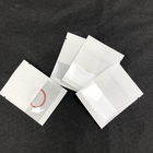 Ukuran Logo Kustom Putih OEM Kertas Kraft yang Dapat Ditutup Kembali Dengan Jendela Transparan Untuk Kantong Kemasan perhiasan Biji Kopi