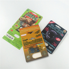 0.1mm Ketebalan Blister Card Packaging Bahan kertas berlapis untuk pesanan