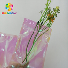 3 Side Sealed Small PE Holographic Ziplock Pouches Custom Laser Printing