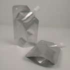 Kemasan Kantung Minuman Jus Aluminium Foil Perak Polos 100ml 150ml