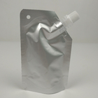 Kemasan Kantung Minuman Jus Aluminium Foil Perak Polos 100ml 150ml