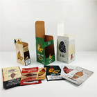 Custom Grabba Leaf Cigar Wrap Packaging Paper Box Cigarillo membungkus kotak papel weed bud cajas dengan plastik