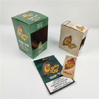 2020 Desain Baru Grabba Leaf Cigar Wraps Packaging Kotak Kertas Daun tumpul Paket Tampilan Set
