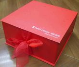 Top Grade Folding Karton Kertas Kotak Merah Untuk Gift Packaging