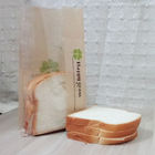 Stand Up Packing Makanan Disesuaikan Kraft Paper Bags Clear Window For Bread