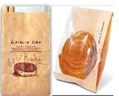 Food Grade Disesuaikan Kraft Paper Bags Hapus Window Untuk Roti