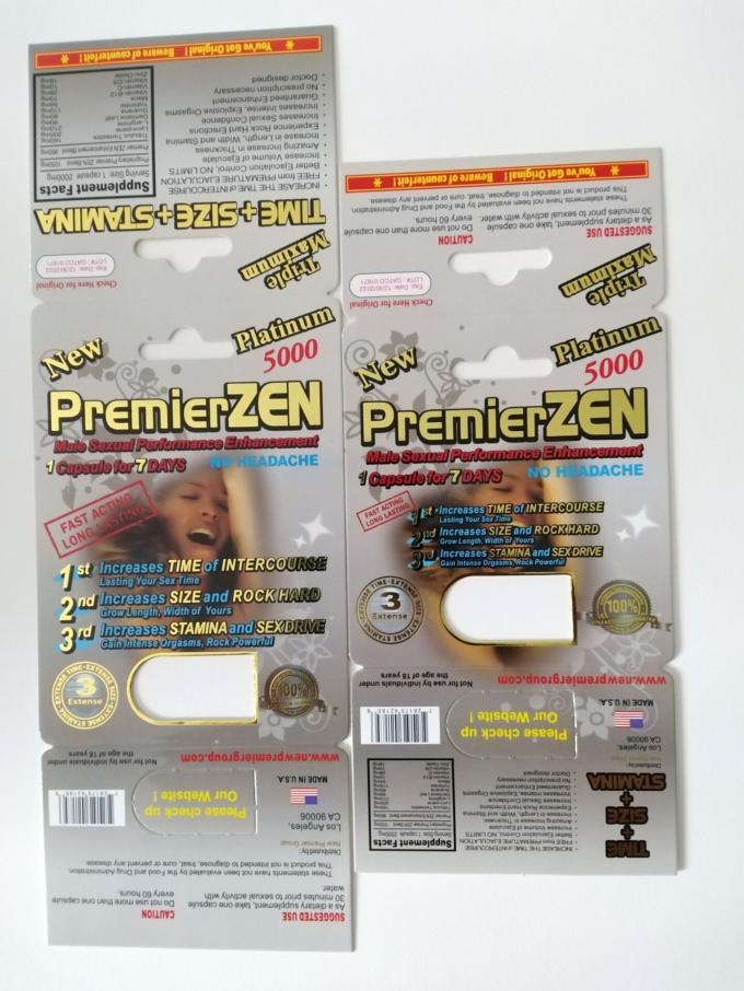 Slide Blister Insert Card, Male Enhancement Pills Packing, Sex Pill 3d Packing Dari Kemasan Tas