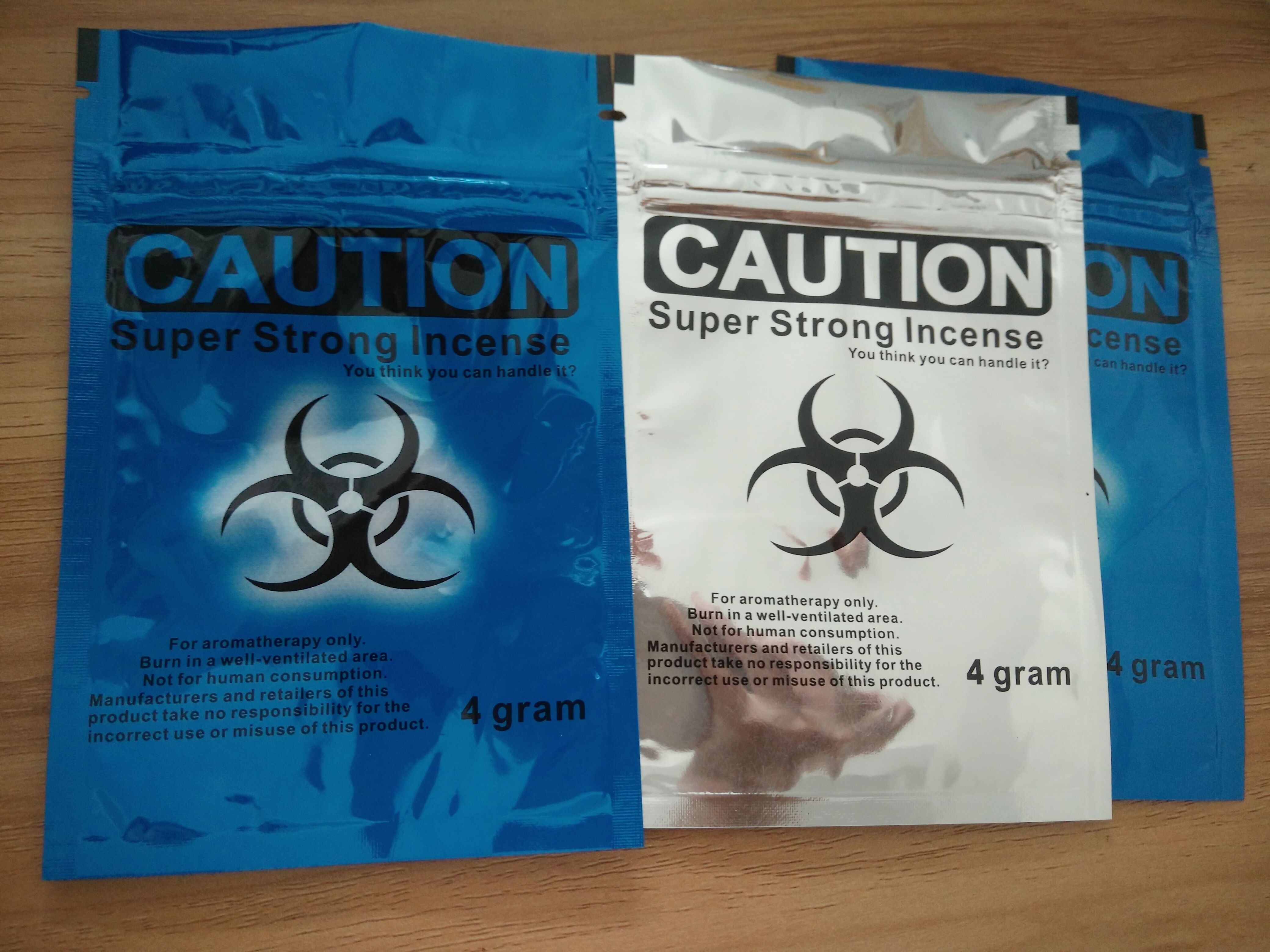 Perhatian Dupa Herbal Kemasan Ziplock Bags Spice Smoke Bag Terima Logo Kustom Sendiri
