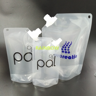 Stand Up Spout Pouch Packaging Liquid Spout Bags Kemasan Makanan yang Dapat Digunakan Kembali