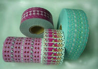 Merah Muda Berwarna-warni Pvc Shrink Lengan Label Laminasi Glossy Finish / Printing Shrinkable Sleeves