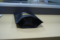 Kantong Plastik Moyee Kemasan Matte Black Stand Up Pouch dengan Valve Coffee Bag