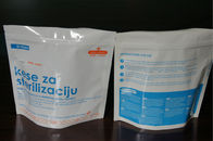 Food Grade Laminated Plastik Microwave Steriliser Bags Berdiri Dengan Zipper