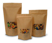 Ritel, banyak digunakan, tas kertas kraft untuk makanan, tas makanan ringan untuk kacang, kue, coklat