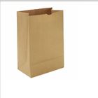 Brown Kraft Paper Bags Didaur Ulang Hadiah Makanan Roti Permen Kemasan Tas Untuk Butik