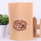 OEM Kraft Paper Mylar Zipper Makanan Bag Stand Up Pouch Packaging