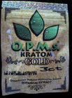 Kratom Herbal Incense Packaging Zip Lock Bag, Kapsom OPMS 3ct Bag