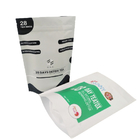 Logo Kustom White Coffee Beans Tea Mylar Aluminium Foil Bags Smell Proof