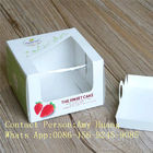 Gift 350g White Display Paper Box Untuk Kemasan Coklat Dengan Jendela