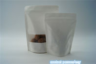 Ziplock White Kraft Paper Snack Bag Packaging Ramah Lingkungan