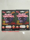 Black Panther 15000/12000 Kapsul Kartu Kertas Blister / Paket Pil Peningkatan Kinerja Seksual Pria