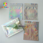 Three Side Sealed Cosmetic Packaging Bag Bahan Film Terakhir Glossy Varnish Surface