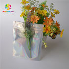 Three Side Sealed Cosmetic Packaging Bag Bahan Film Terakhir Glossy Varnish Surface
