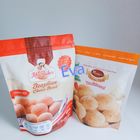 Biodegradable Snack Food Packaging Bags Bahan Lingkungan Untuk Roti Keju / Puff
