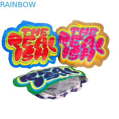 3.5g 7g 14g Ziplock Mylar Bag Aluminium Foil untuk Kue