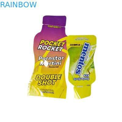 Kantong Mylar Holografik Cetak Kustom Kemasan Biodegradable yang Dapat Disegel Ulang untuk Kantong Makanan Ringan