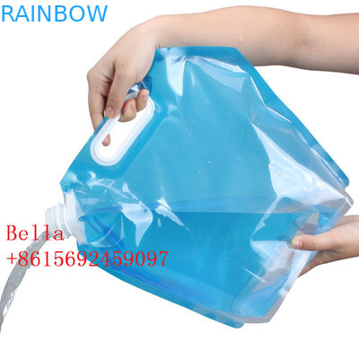 4L / 5L Spout Pouch Kemasan High Barrier Moisture Proof Dengan Big Cap Handle