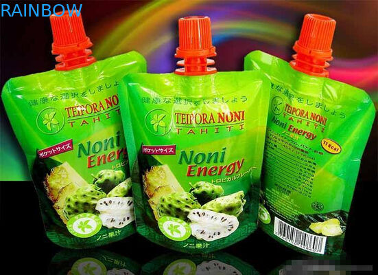 Fruit Juice Spout Pouch Pembungkus Dengan Cap