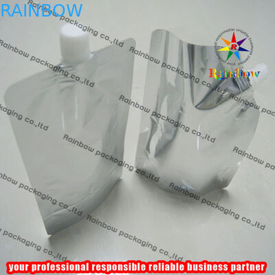 Aluminium Foil Plain Spout Pouch Packaging Dengan Cap