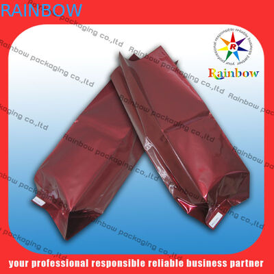 Kemasan kantong teh sisi buhul yang disesuaikan dengan pencetakan mengkilap