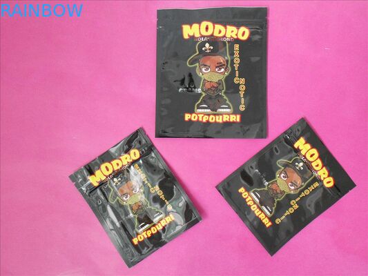 Kemasan Herbal Incense Personal dengan Pencetakan CMRK atau Pantone