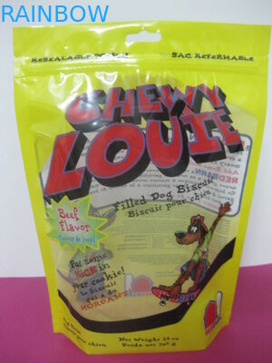 Kemasan Tas Foil Datar / Stand up Foil PPET / AL / PE Mylar dengan Kunci Zip