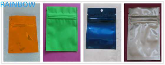 Kemasan Tas Makanan Ringan, 100% Recycle Flat atau Stand up PPET / AL / PE Mylar Food Bags