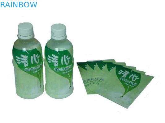 Personalisasi label lengan menyusut PVC / PET untuk botol kemasan