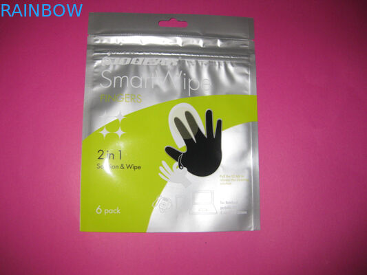 Eco Friendly aluminium Foil kantong Kemasan dengan Zip kunci untuk kacang