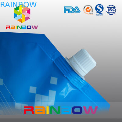 3L Air bukti Transparan atau Pencetakan Stand up Spout Pouch Liquid bottle Bag