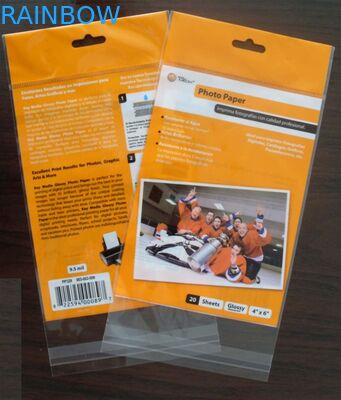 Kustom Bopp Film dan CPP Film OPP header Tas dengan 10 Warna Percetakan