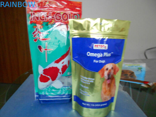 Gravure Perangkap Printed 130mic Berdiri Tas untuk Pet Food
