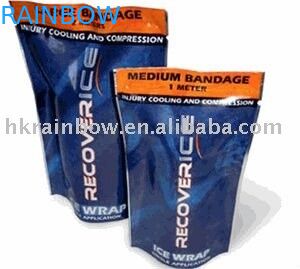 Side Seal Stand up Snack Plastic Packaging dengan Zipper for Rice