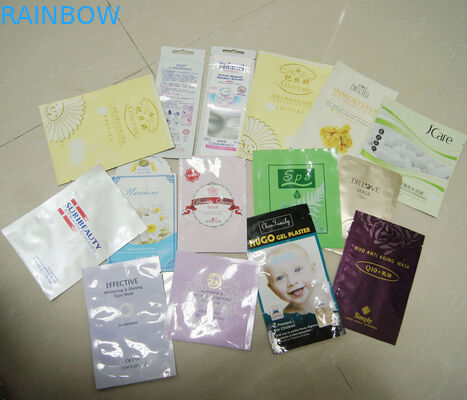 Tas Kosmetik Kustom 100mic, Kantong Aluminium Foil Disegel Tiga Sisi