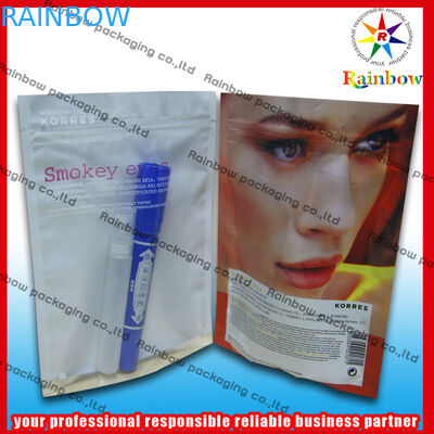 Tas Kemasan Kosmetik Aluminium Foil Bpa Gratis Dengan Kunci Zip